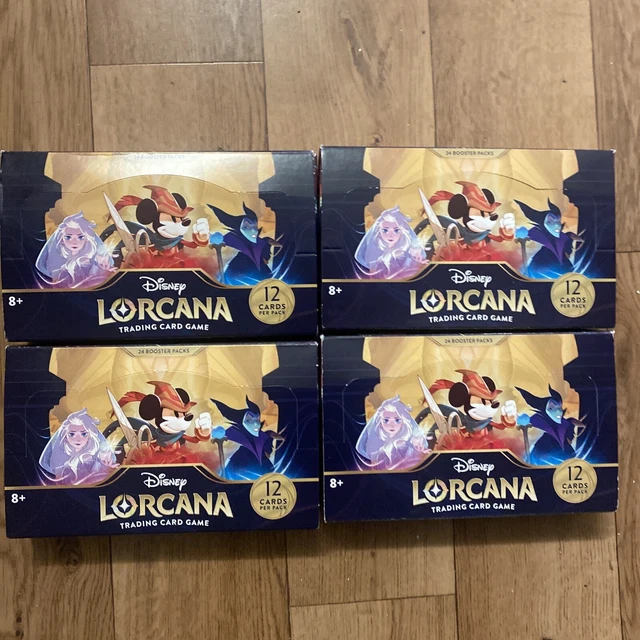 4 Disney Lorcana Booster Box Sealed Packs | Sealed Box| Free Next Day Postage 🚚