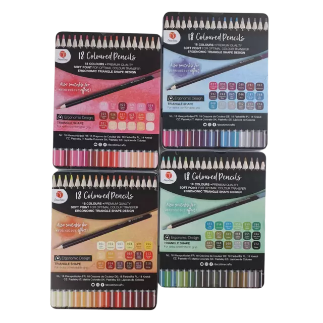 18er Buntstifte Set Farbstifte Skizzierstifte Malstifte Zeichnen Aquarellstifte