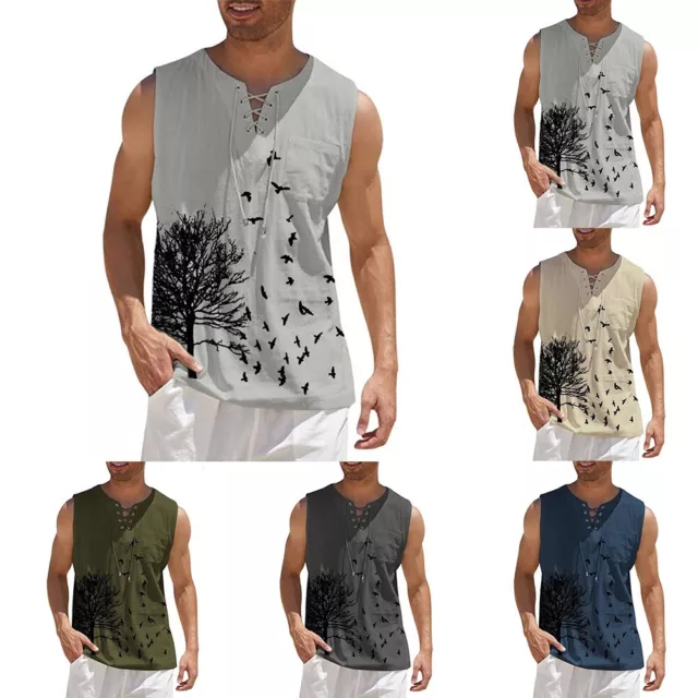 Vêtements hommes T-shirt Muscle Tank Top Respirant T-shirt Coton Entraînement