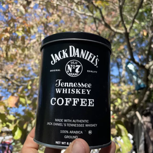 Old No 7 Jack Daniels Tennessee Whiskey Authentic Coffee Metal Tin Can ❤️blt10m4