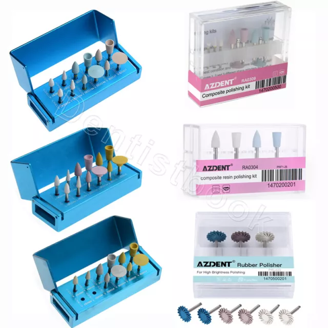 Dental Composite Porcelain Zirconia Polishing Kit for Low Speed Contra Angle