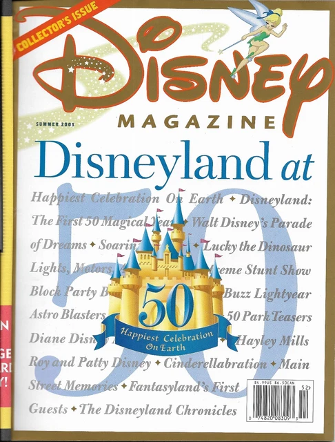 DISNEY MAGAZINE....&DISNEYLAND&....COLLECTOR'S ISSUE....SUMMER 2005 £11 ...