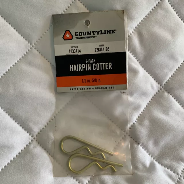 County Line 1/2-5/8” Hairpin Cotter 1833414 22Kita105 New 😀