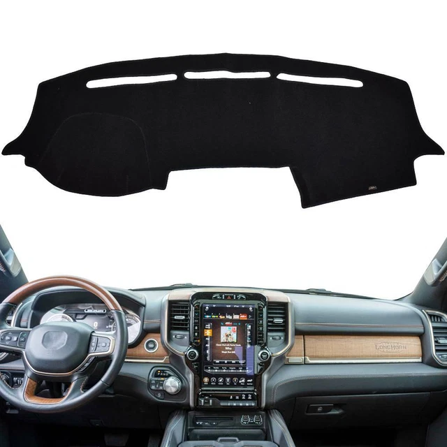 For Dodge Ram 1500 2500 3500 Dash Cover Mat Dashmat 2019 2020 2021 Black  USA