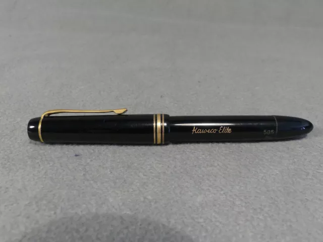 Kaweco Elite 585 FK Kolbenfüller - 585er Goldfeder wohl F - vintage