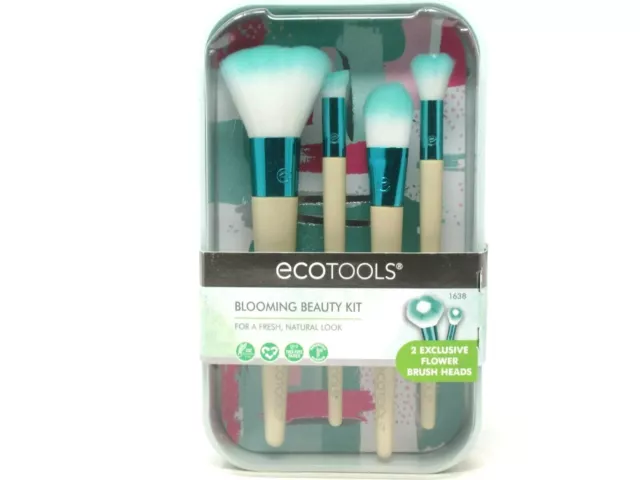 EcoTools Blooming Beauty Makeup 5 Piece Brush Kit For A Fresh Natural Look 1638