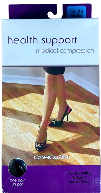Manguera Carolon Medical Compresión 15-20 punta reforzada muslo talla alta C DG