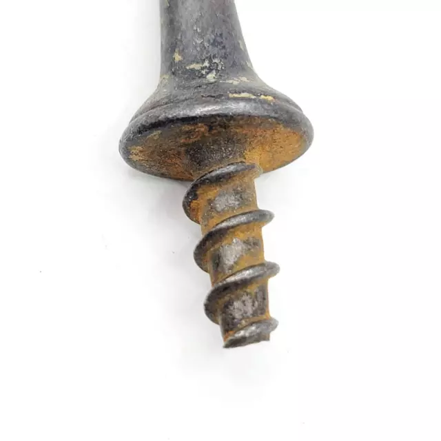Vintage Coat Hat Hook Double Ended Cast Iron 2.5" 3