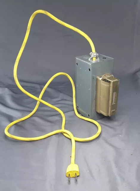 Vtg. portable Honeywell Comfort Thermostat on S-D 110V relay for HEATER or Fan