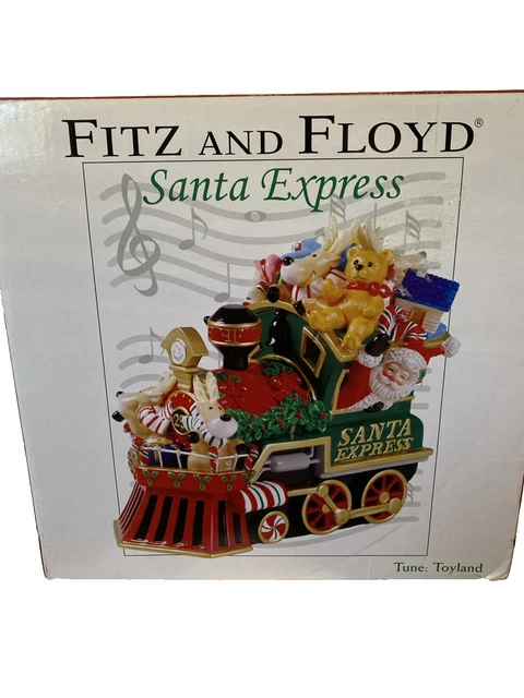 Fitz and Floyd Santa Express　オルゴール　クリスマス Fitz and Floyd Santa Expressオルゴールクリスマス
