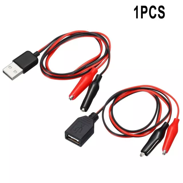 Krokodilklemme Prüfung Rot Und Schwarz Stromadapter Teile USB Stecker/Buchse