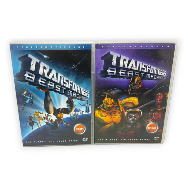 TRANSFORMERS BEAST MACHINES DVD 1 2 Reformatierung Offenbarung