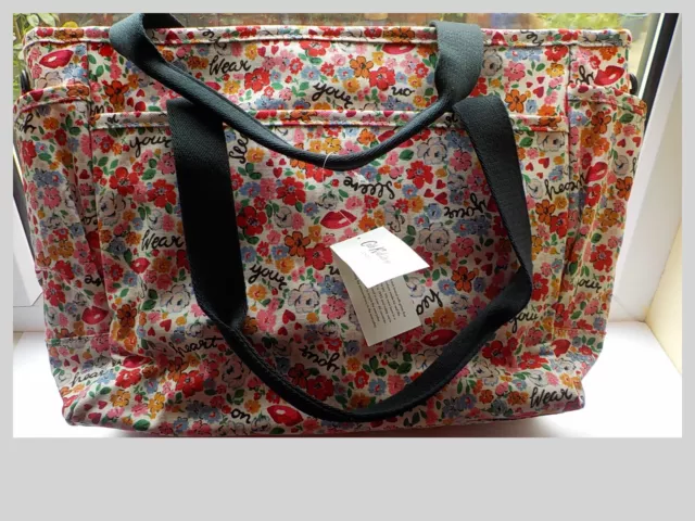 REDUCED ! Cath Kidston 'Little Tripper' Canvas Floral Bag, BNWT, RRP £55