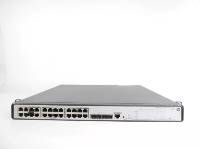 HP V1910-24G-PoE 24G-Port Gigabit PoE 365W Ethernet Switch JE007A w/Rack Ears