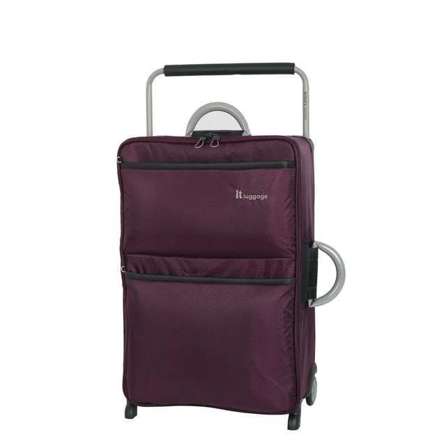 IT Luggage Worlds Lightest Suitcase Potent Purple Medium 69cm New