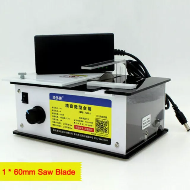 AC110-220V  DIY Crafts Cutting Tool Mini Table Saw Handmade Woodworking Bench