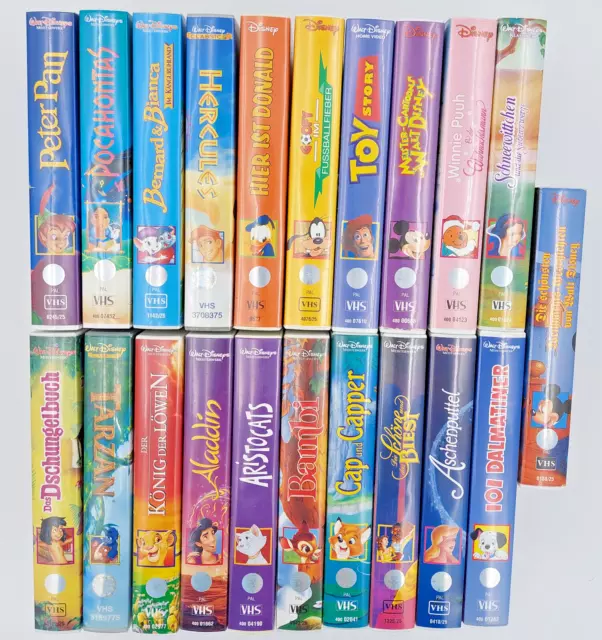 Walt Disney XXL Sammlug ALLE MIT HOLOGRAMM VHS Kasetten Video Filme TOP ANGEBOT 3