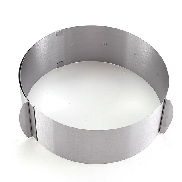 Stampo per torta rotondo stampo per torta 1 pz 255 g diametro 16 cm-30 cm argento di alta qualità