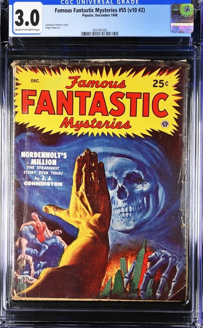 珍品　パルプ雑誌 Famous Fantastic Mysteries 1945 珍品 パルプ雑誌 Famous Fantastic Mysteries 1945 Famous