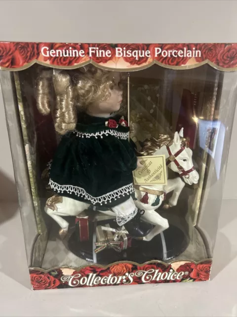 Vintage Collectible Collector's Choice Genuine Fine Bisque Porcelain Doll LTD