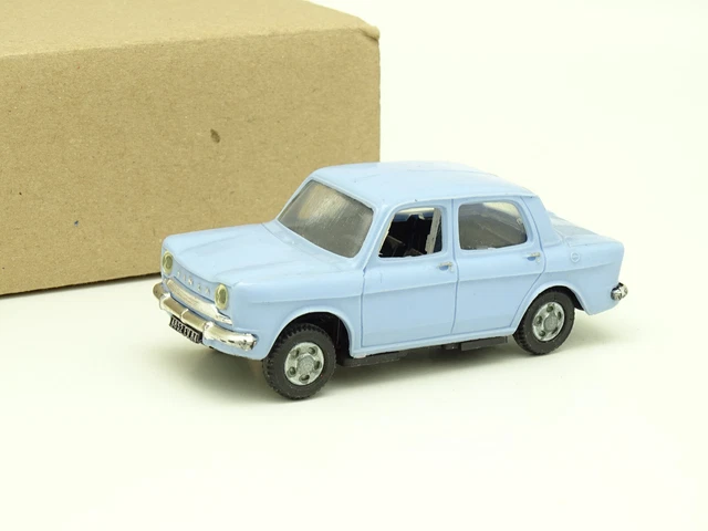 NOREV 1/43 Simca 1000 Auto-école N°57 – Vert – Ancienne Miniature Sans Boîte