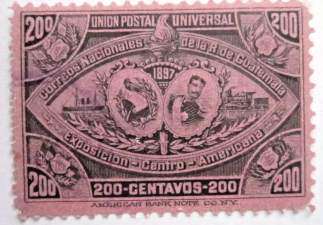 Guatemala ,Mi.69 ,200 C ,gebraucht 1897