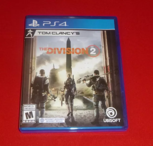 Tom Clancy's The Division 2 (Sony PlayStation 4, 2019 PS4)-No Manual