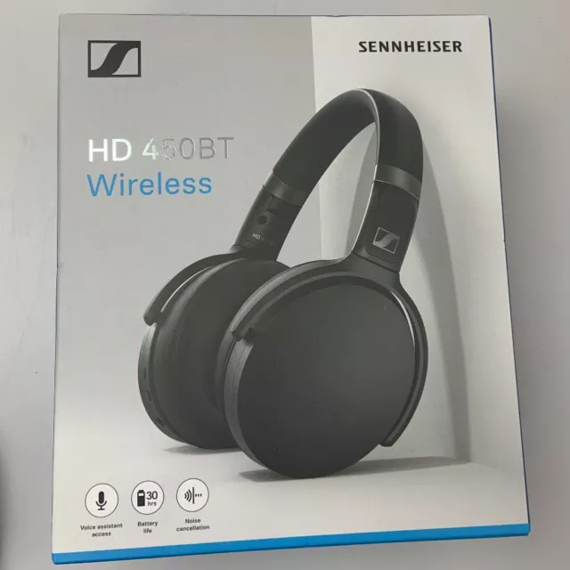 Sennheiser HD 450BT Over Ear Wireless Headphones - Black