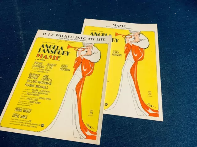 2 from the 1966  Angela Lansbury musical  Mame sheet music