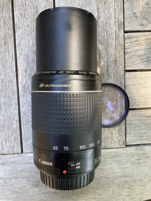 Objectif Canon zoom lens EF 55-200mm 4.5-5.6 USM ultrasonic - Testé