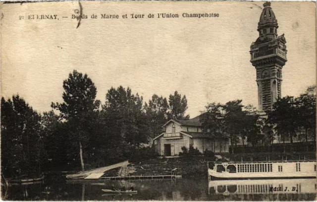 CPA ÉPERNAY - Bouts de MARNE et Tour de l'union Champenoise (109947)