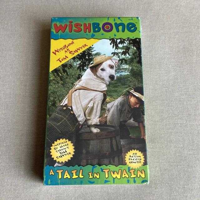 VHS WISHBONE - A Tail In Twain / Wishbone as Tom Sawyer (VHS