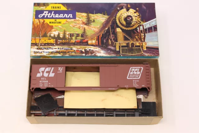 HO Athearn Blue Box 1305 50' Dbl Door Auto Box Car Seaboard SCL 677055 Kit