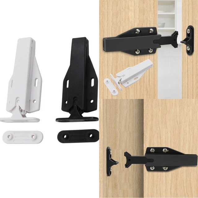 Chiusura Porta Per Gatti - 2 Pezzi Fermaporta Regolabile Per Tenere Fuori Cani E Bambini