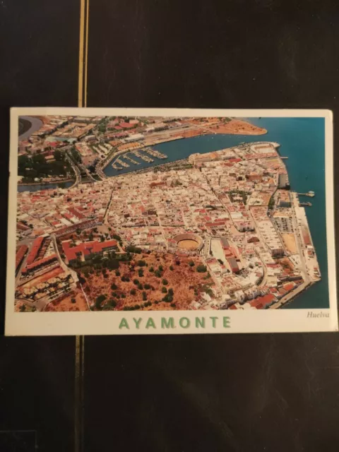 Tarjeta Postal De La Vista General Del Puerto Deportivo De Ayamonte (Huelva)