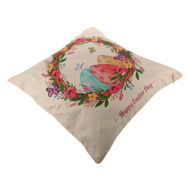 Funda de almohada de Pascua funda de almohada doméstica
