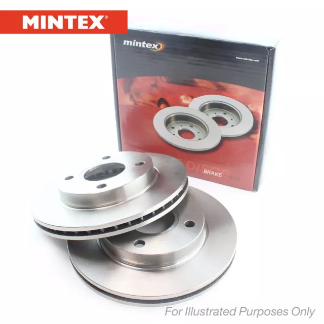 New Ford Focus MK1 ST170 Genuine Mintex Front Brake Discs Pair x2