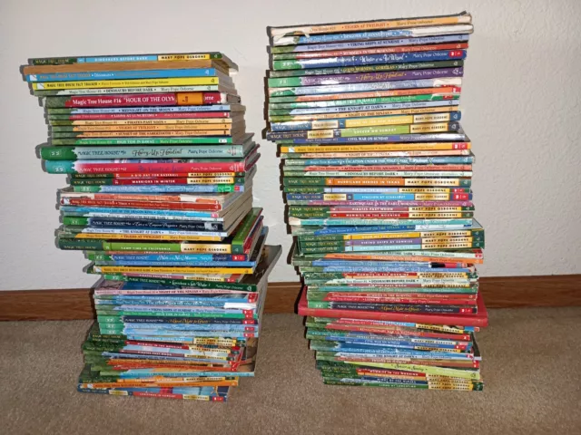 Lot of 14 Magic Tree House mostly paperback adventure books by Mary Pope Osborne