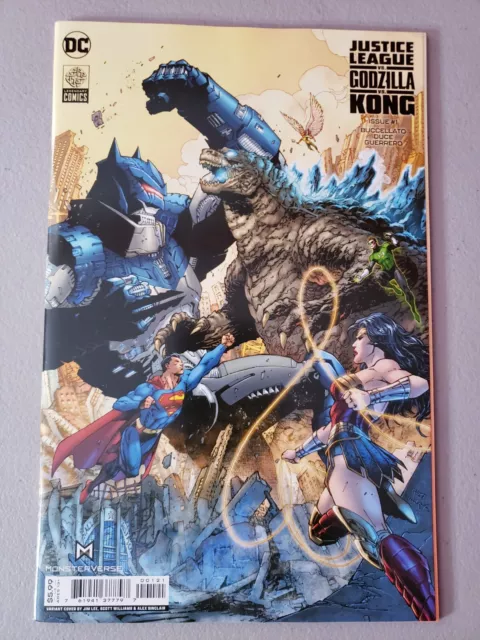 Justice League Vs Godzilla Vs Kong #1 Jim Lee Variant DC Comics NM