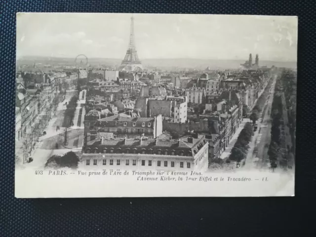 CPA 75 PARIS - Vue Prise de l'Arc de Triomphe sur l'Avenue Iéna