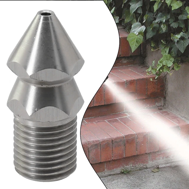 Kit De 3 Buses De Nettoyage Pour Karcher En Acier Inoxydable - Pour Débouchage Canalisations, Filetage G1/8, Résiste à 5000 PSI