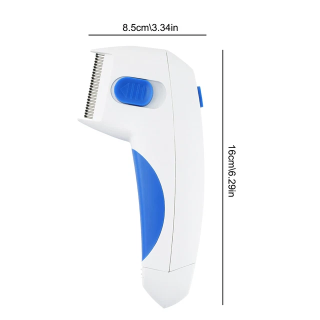 Electric Dog Cat Pet Brush Professional Comb Anti Flea Head Lice Removal Pet US 9