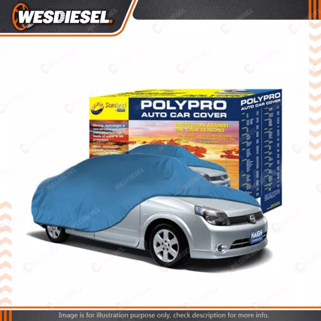 Elements Polypro Car Cover Fit Most Small to Medium Sized Sedans Up to 4.3m CC11