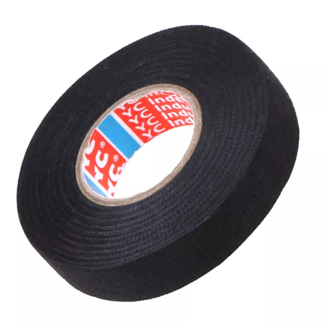 4pcs 19mmx 15M Adhesive Cloth Fabric Tape Cable Loom Wiring Harness For Car Auto