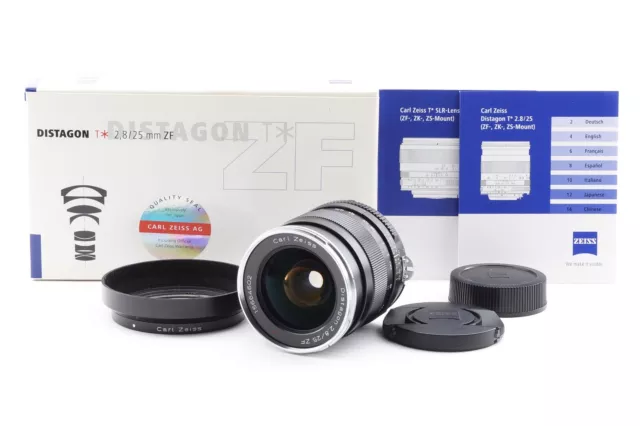 [MINT In Box] Carl Zeiss Distagon T* 25mm f/2.8 ZF for Nikon F Mount From JAPAN