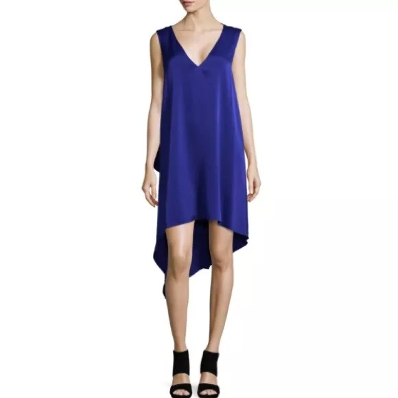 NWT $228 BCBG SHANA SHIFT DRESS Royal Blue Size XXS, XS