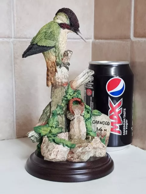 Country Artists - Green Woodpecker - CA Mn. 01145 - Border Fine Arts Style