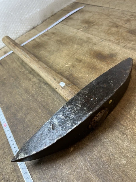 outil ancien old tool tailleur de pierre Marteau Taillant Forgé