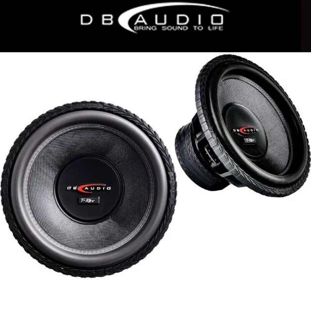 Subwoofer oscilante DB Audio Systems T-Rex12 3000W 12" doble 2Ω SPL único