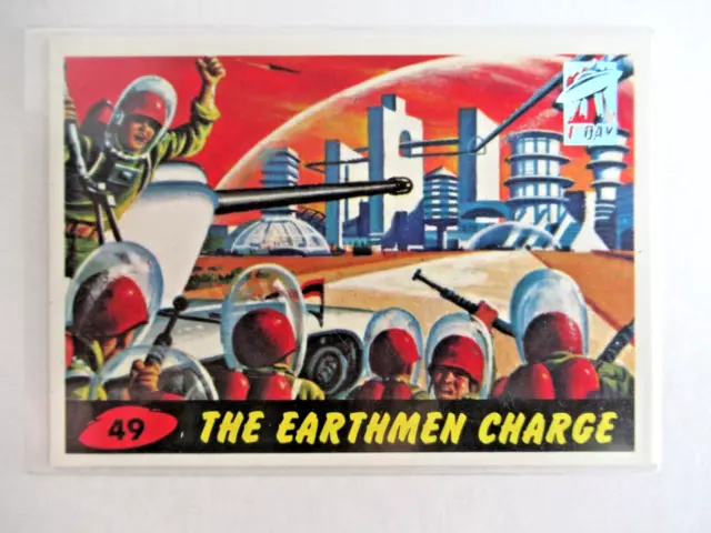 1994 Topps Mars Attacks 1st. Day Issue #49 The Earthmen Charge